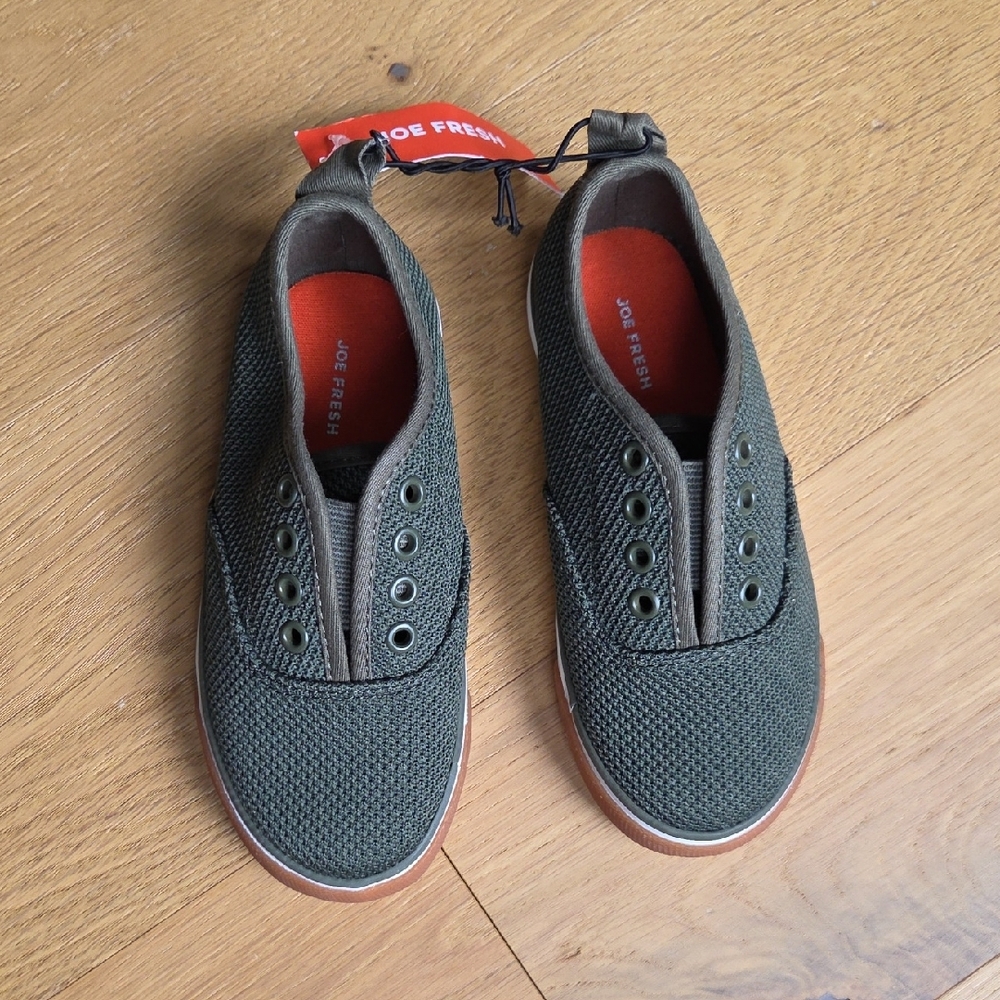 *NEW* Joe Fresh Green Slip-On Sneakers